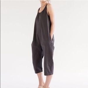 Ilana Kohn Gary Jumpsuit in Shadow Grey Denim XS